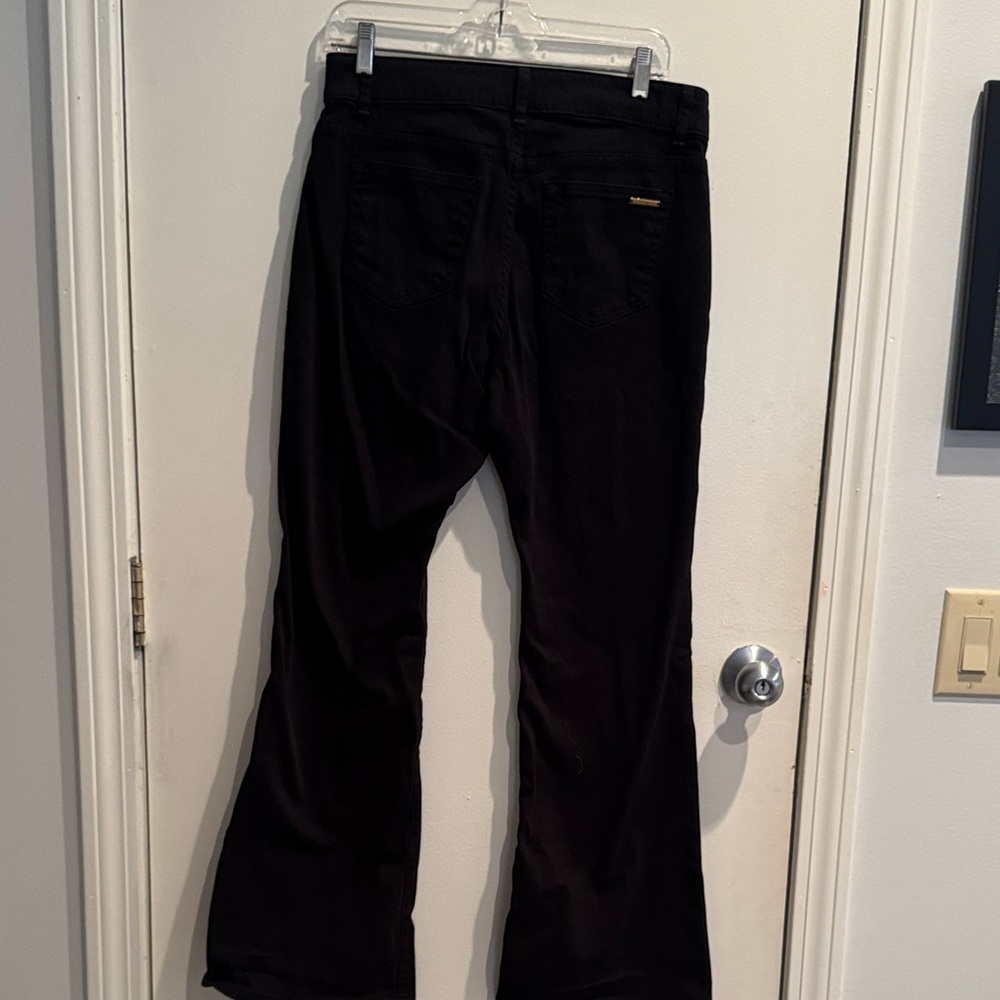 Michael Kors Black Flare Jeans - Picture 3 of 5
